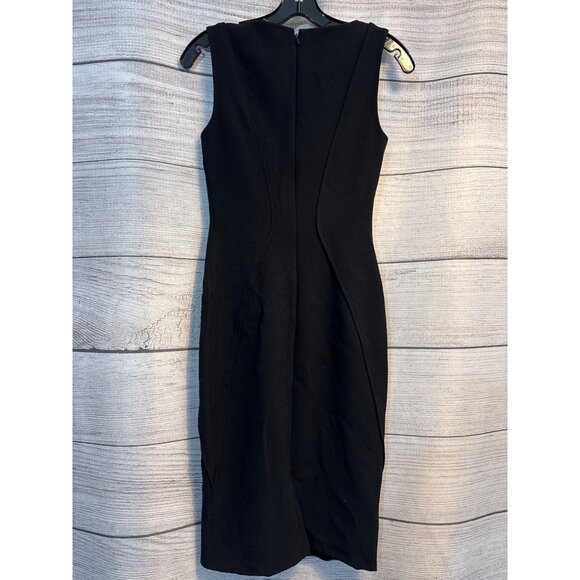 Lela Rose Sleeveless Boat-Neck Sheath Dress Size 0 - Picture 3 of 4